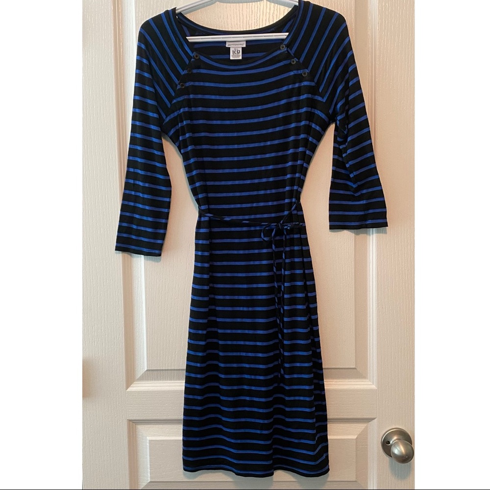 Motherhood Maternity Dress with Tie